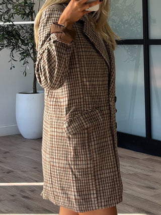 Milani Plaid Blazer