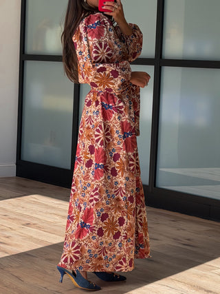 Charlotte Belted Maxi Dress | Amberwood