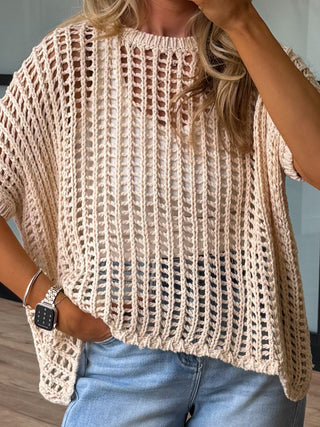 Kyndra Crochet Top | +Plus Available