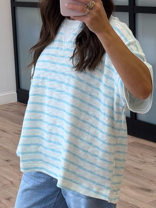 Boat Day Boyfriend Tee | Sky