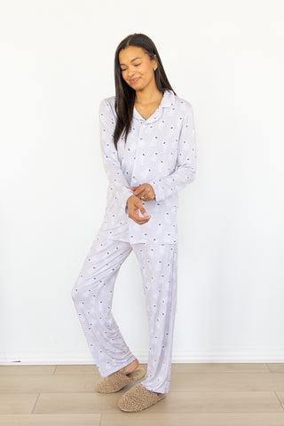 Hey Boo Pajama Set | Stone | +Plus Available | FINAL SALE