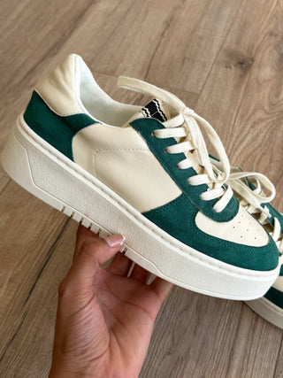 Kaia Platform Sneaker | Forest Green