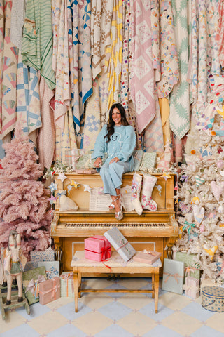 Gingerbread Lev Sweater | Sky