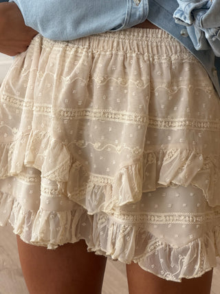 Luna Ruffle Boho Shorts