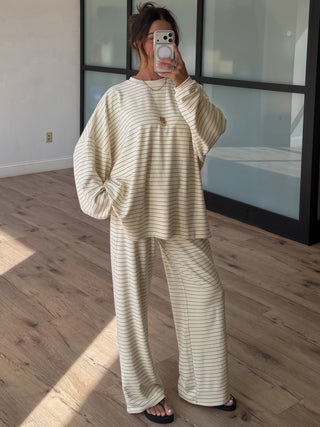 Just Lounging Knit Pullover | Porcelain Sky