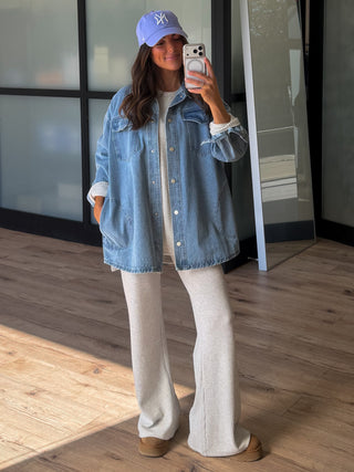 The Classic Denim Shacket | +Plus Available