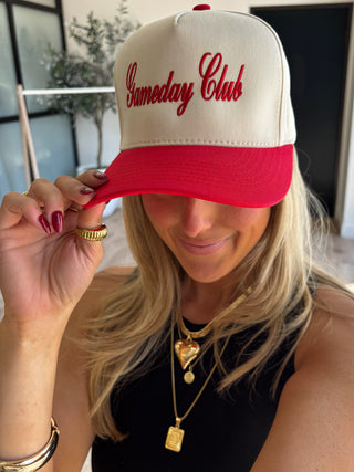 "Gameday Club" Canvas Cap | 3 Colors Available