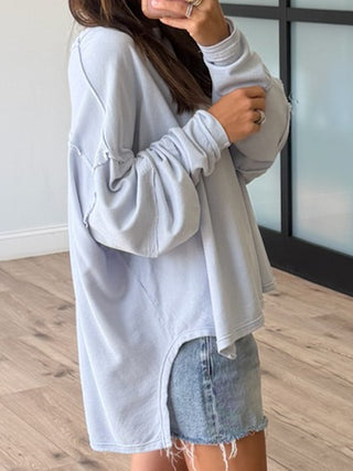 Wave Catcher Oversized Top | Powder Blue