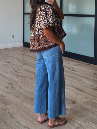 Copacabana Puff Sleeve Blouse | Earthbound