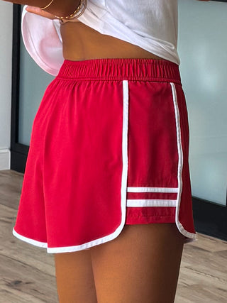 Old Skool Active Shorts | Cherry