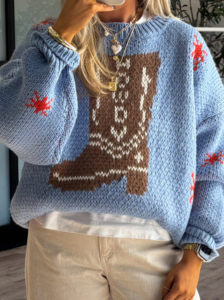 Wild West Chunky Knit Sweater