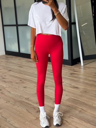 Butter Soft Leggings 2.0 | Red | +Plus Available | RESTOCK