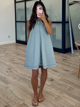 Chambray Crush Dress