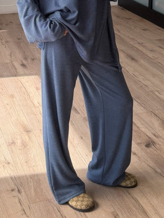 Just In Case Brush Knit Pants | Blue Horizon