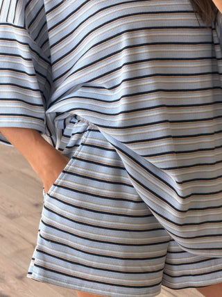 Jovi Waffle Knit Tee + Shorts Set | Saltwater | +Plus Available | PREORDER