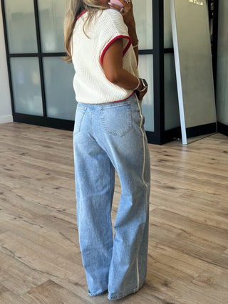 Sideline Wide Leg Jeans