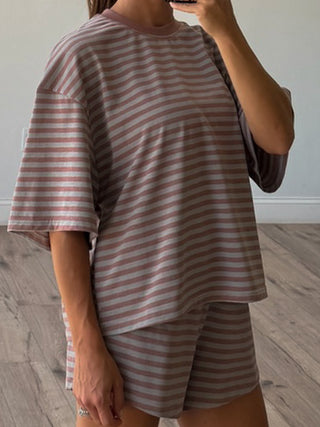 In The Air Relaxed Tee | Smoky Rose