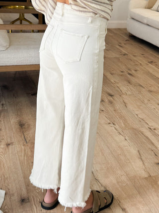 Caroline Frayed Crop Pants | +Plus Available