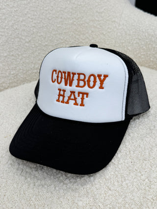 "Cowboy Hat" Trucker Hat | 3 Colors Available