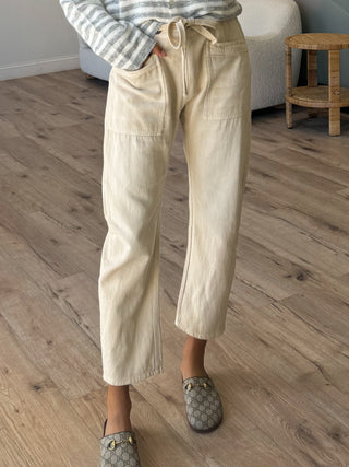 Highland Drawstring Pants | Bone