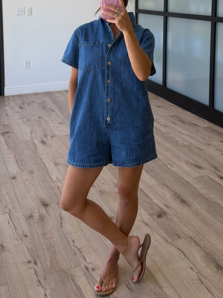 Beaumont Denim Romper