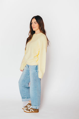 Berkshire Knit Sweater | Lemon