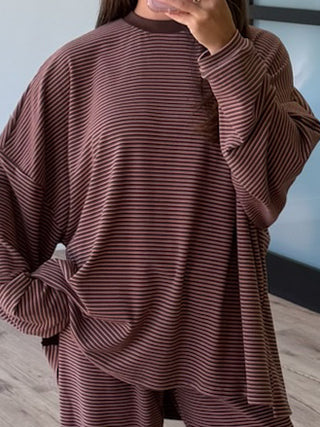 Just Lounging Knit Pullover | Pink Truffle