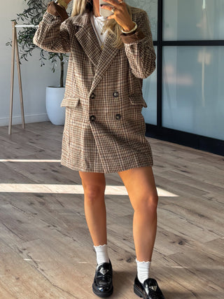 Milani Plaid Blazer