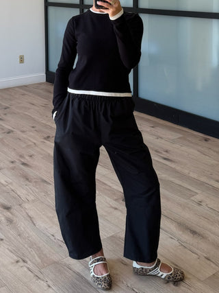 Sprint Theory Active Barrel Pants | Black | RESTOCK