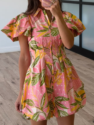 Pura Vida Bubble Hem Dress