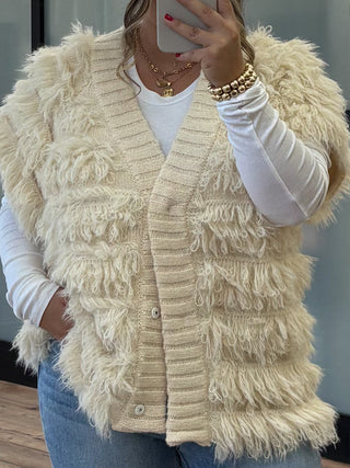 Aspen Shaggy Faux Fur Vest