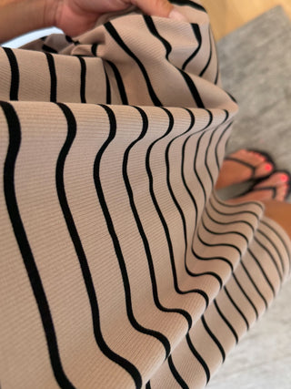 Novi Stripe Ribbed Tee + Shorts Set | 7 Colors Available | PREORDER
