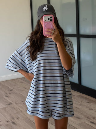 Jovi Waffle Knit Tee + Shorts Set | Saltwater | +Plus Available | PREORDER