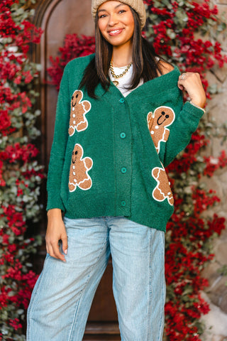 Cookie Cottage Fuzzy Cardigan