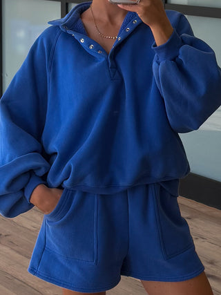 The Vintage Snap Crew | Cobalt