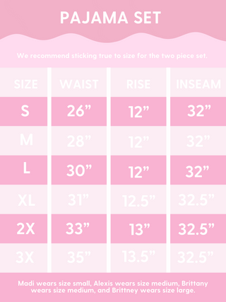 Ditsy Daisy Women's Pajama Set | +Plus Available