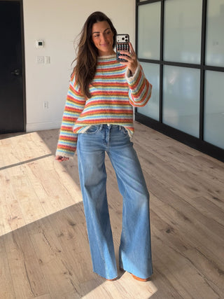 Colorwave Chunky Knit Sweater