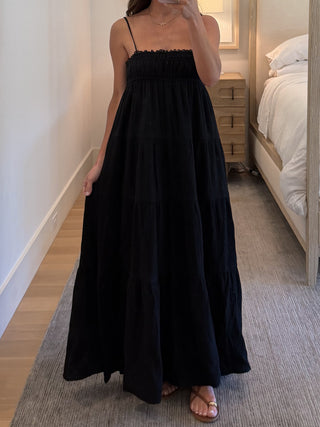 Carried Away Maxi Dress | Black