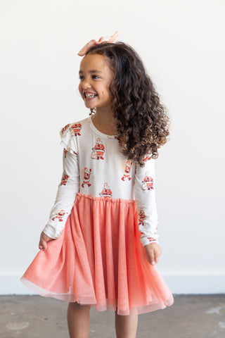 Girls Here Comes Santa Twirl Dress | Tiny Talulah