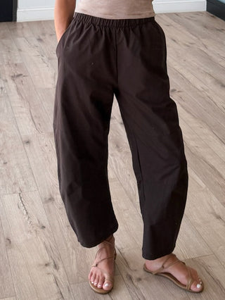 Sprint Theory Active Barrel Pants | Coffee