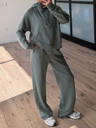 Activate Wide-Leg Sweatpants | Olive | +Plus Available