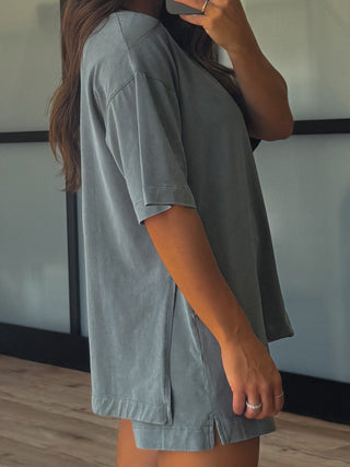 Roam Tee + Shorts Set | Eucalyptus