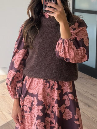 Kourt Boucle Sweater Vest