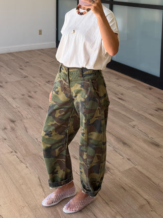 Tactical Camo Barrel Pants | +Plus Available