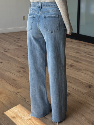 Lylie Raw Hem Jeans