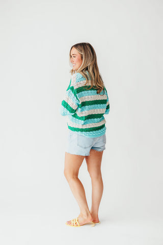 Alfie Knit Short Sleeve Sweater