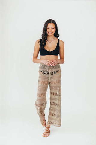 Vieste Crochet Knit Pants