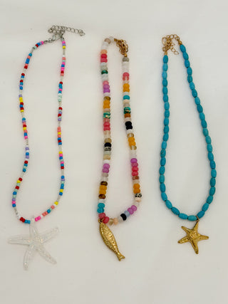 Turquoise Reef Star Necklace
