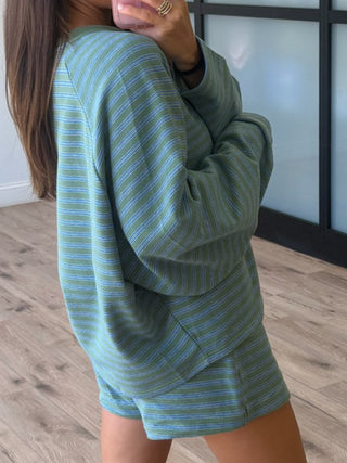 Hypeline Terry Knit Set | Emerald Dusk | RESTOCK