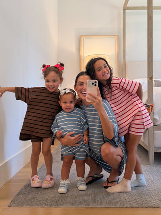 Novi Stripe Ribbed Tee + Shorts Set | 7 Colors Available | PREORDER